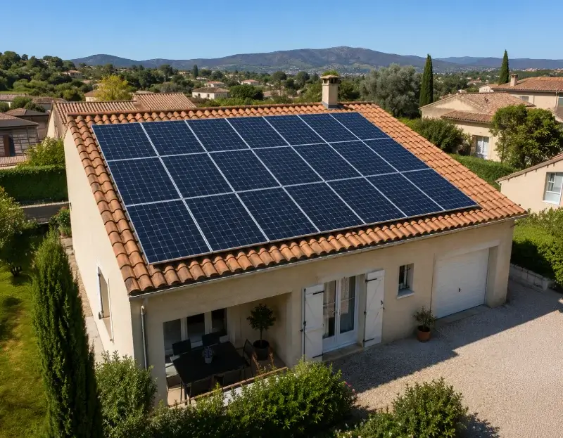 Prime à l'autoconsommation panneaux solaires Lézan — aide financière de l'État